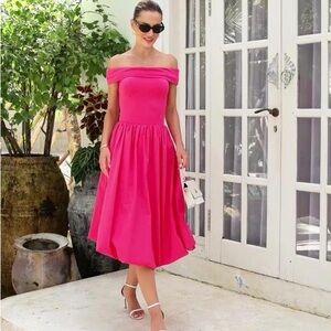 PRETTYGARDEN Womens Summer Black Dress Trendy Bubble Off The Shoulder Dresses